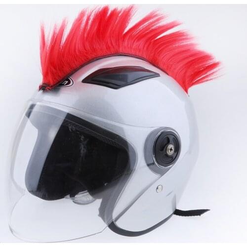 Dirtbike Motocross Racing Helmets Mohawk Costumes Hairpiece Multi-color