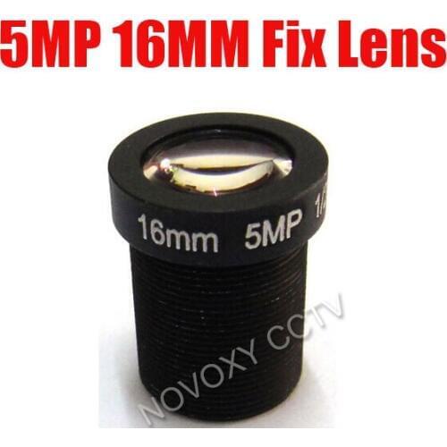 DIY 16mm 5MP HD 1/2.5 Inch CCTV Lens M12 Interface Mount For CCTV Analog / IP Camera Free Shipping