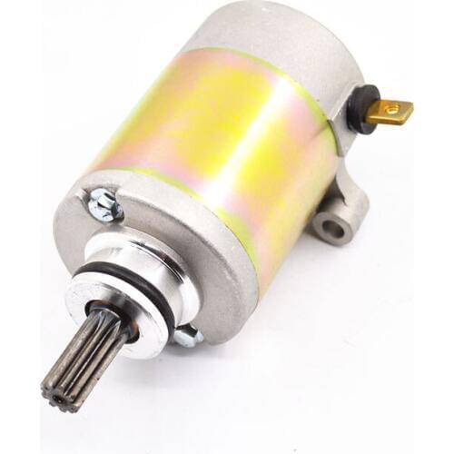 Motorcycle Engine Electric Starter Motor For Qingqi Suzuki QS100T QS125T QS122T-2A QS125T-4B 100cc 125cc Engine Spare Parts
