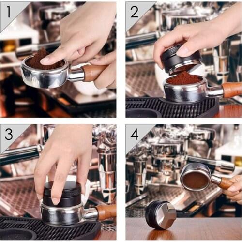 Solid Wood Handle Needle Coffee Tamper Coffee Tamper Distributor Leveler Tool Coffee Mix