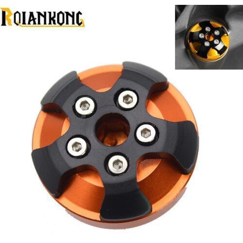 For Kawasaki Versys 1000 2011 2012 2013 2014 2015 2016 CNC m20*2.5 magnetic engine oil filler Moto Bike Engine Oil Cap cover