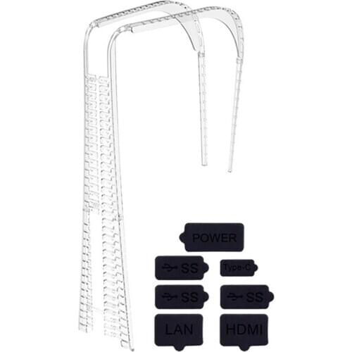 Silicone Dust Plugs Set Lightweight Game Playing Interface Anti-dust Cover Elements for PS5 Game Console Accessory