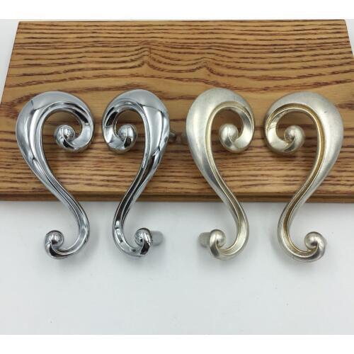 One pair Zinc Alloy CC 60mm Furniture Pulls Kitchen Cabinet Drawer Handles Cupboard Door handle dresser pulls