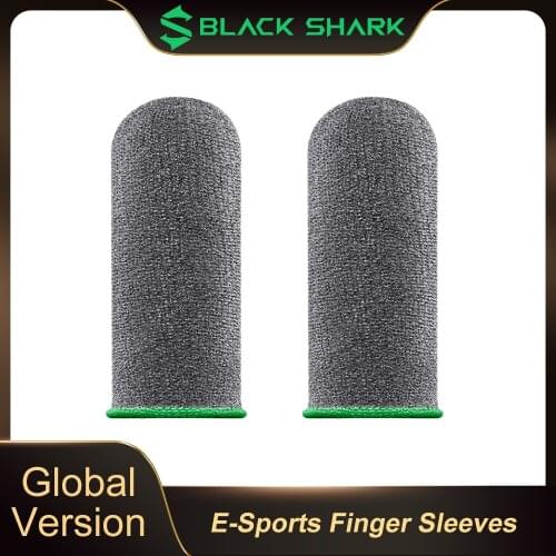 Original Black Shark Finger Sleeve Pro Gaming mobile phone Touch Screen gloves Game Sweat-proof Finger Cots 2pcs