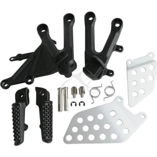 Motorcycle Front Footrest Foot Pegs Bracket Set For Honda CBR1000RR 2004-2007 2005 2006