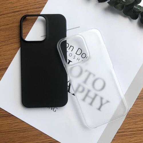 Simple Ultra-thin Matte Hard Phone Case For iPhone 13 Mini iPhone13 13pro Pro Max Anti-fingerprint PC Back Case Cover