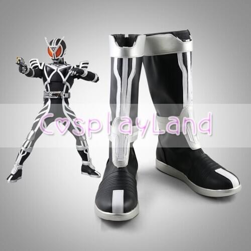 Kamen Rider Masked Rider Delta Cosplay Boots Shoes Men Shoes Costume Customized Accessories Halloween Party Shoes