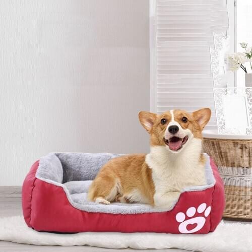 Pet Dog Bed Warming Dog House Soft Material Nest Dog Baskets Fall And Winter Warm Kennel For Cat Puppy Plus Size Drop Shipping
