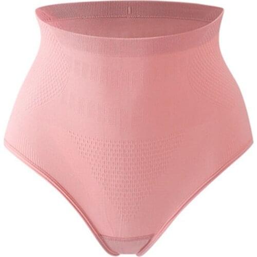 Sports HighWaist Abdomen Closed Breathable Bacteriostatic Womens Underwear Traceless Cotton Crotch Large Sexy Hip LiftingBriefs