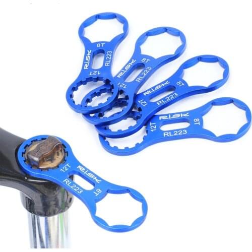 Bike Suntour Front Fork Shock Absorber Repair Tool Bicycle 8T 12T Wrench for Suntour XCM XCR XCT RST Fork Removal Tool