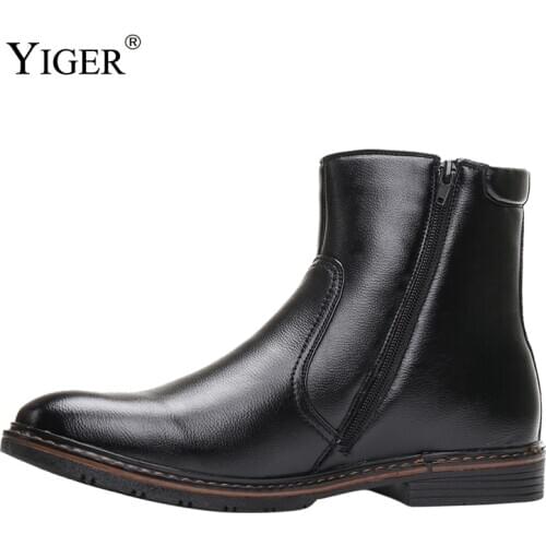 YIGER Men's Motorcycle Boots