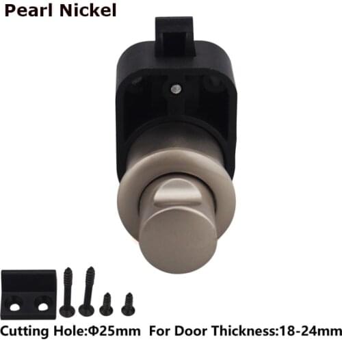 Camper Push Lock Diameter 25MM Caravan Boat Motor Home Cabinet Drawer Latch Button Lock RV Accessories Furniture Hardware