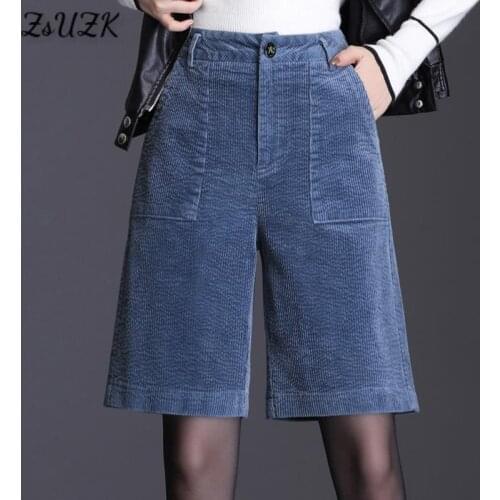 Женские вельветовые брюки ZUZK China At AliExpress