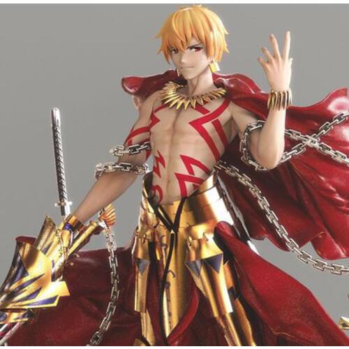 1/6 GK hand-made resin white mold WF2019 Summer FGO Hero King Gold Shining white mold