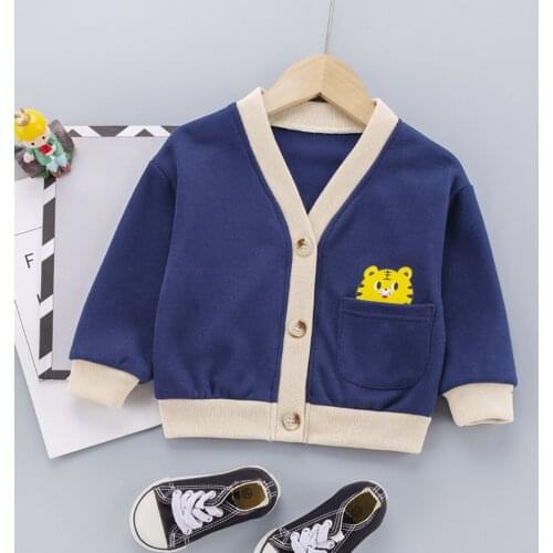 Baby Boys Jacket Childrens Knitwear Jacket Boys Girls Cardigan Fall/winter Baby Jacket Infant Sweater 1 Piece Baby Sweaters