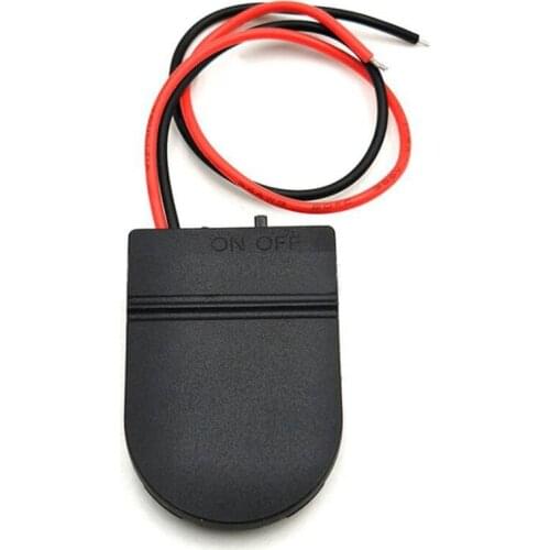 10/Pcs CR2032 Button Coin Cell Battery Socket Holder Case Cover with ON-OFF Switch 3V Battery Box