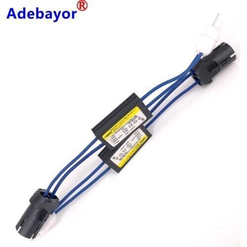 40pcs T10 Canbus Error Free Resistor LED Decoder Warning Error Canceller T15 W5W LED Bulbs