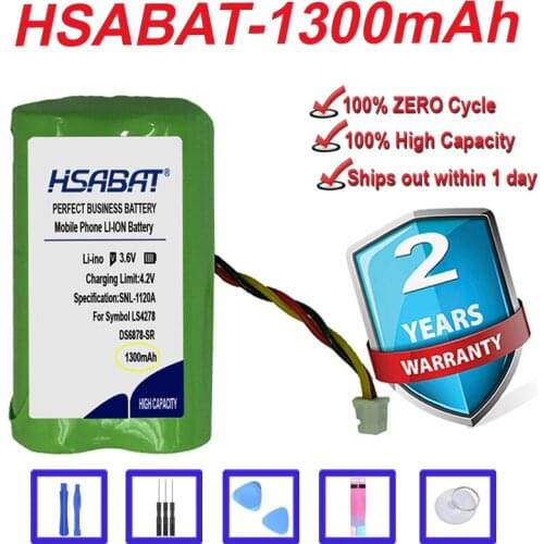 Top Brand 100% New 1300mAh Battery for Motorola Symbol LS4278 LS4278-M LI4278 DS6878-DL DS6878-SR Scanner in stock