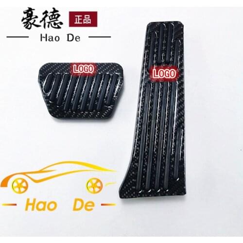 Car Accelerate Brake Pedals Cover Real Carbon Fibe BMW X3 X4 X5 X6 2 3 4 5 6 7Series G20 F30 G30 G11 G01 G02 G05 F15 F16 F22 F25