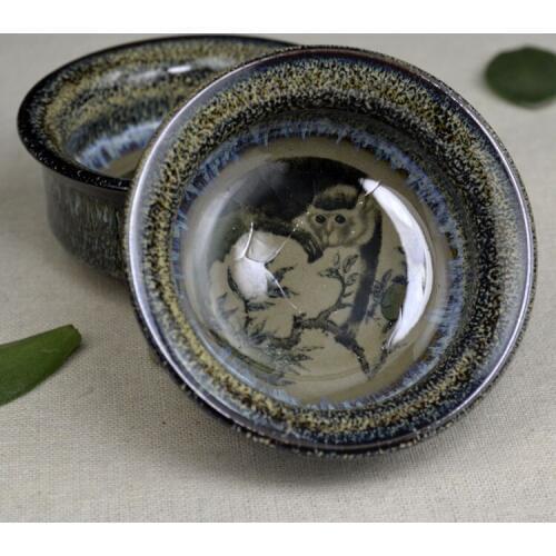The monkey cups built fambe glaze teacups ceramic tea cup bowl master Tea Cup