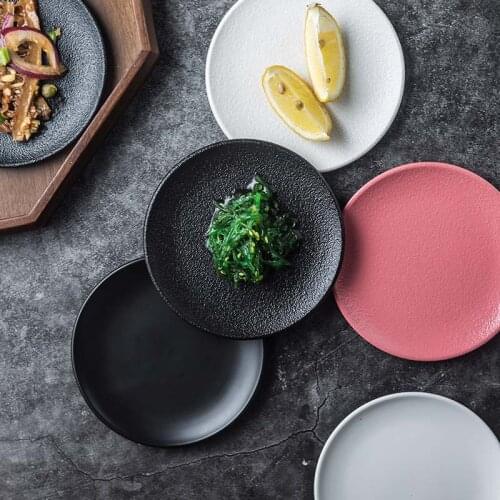 European-style Creative Cold Dishes Household Tables Dip Dishes Small Dishes Snack Plates Restaurant Cake Plates Snack Plates