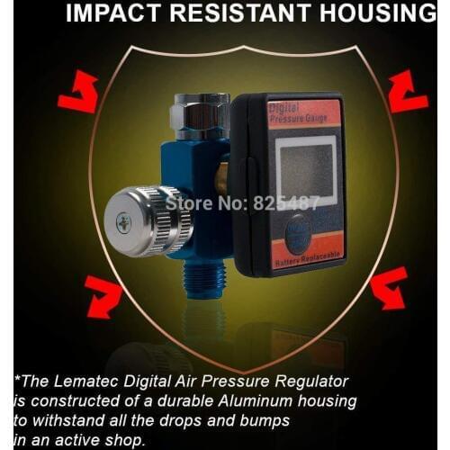 HOT Lightweight Digital air pressure regulator for spray gun paint gun use air accessory air in-line flow regulator