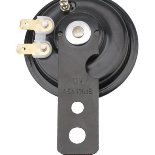 Motorcycle universal electric horn12V, 1.5A, 105dB waterproof round horn, moped for Kawasaki motorcycle
