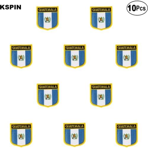 Guatemala Flag Embroidery Patches Iron on Saw on Transfer patches Sewing Applications for Clothes in Home&Garden