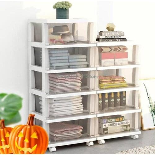 Extra Large Transparent Storage Box Clothes Childrens Toys Sorting Box Storage Drawer Type Multi-layer Storage Cabinet