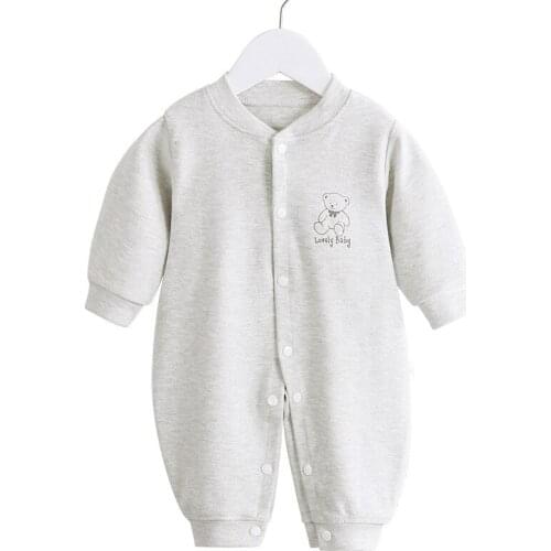 Newborn baby clothes spring and autumn clothes summer full moon girl baby jumpsuit male online celebrity cute