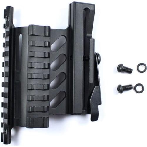Tactical AK Serie Rail Side Mount Quick QD Style AK47 AK74 SAIGA Detach 20mm weaver rail for Hunting Airsoft Scope