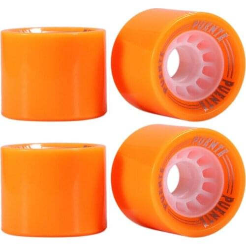 Top!-PUENTE 4Pcs/Set Skateboard Wheels 70X51mm PU Skateboard Wheels Longboard Wheels Dancing Board Wheel