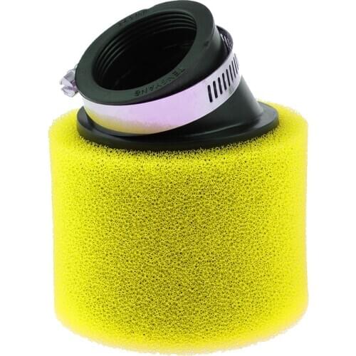 Universal Angle Bent Foam Air Filter Washable Motorcycle ATV Air Filter for Pit Quad Dirt Bike ATV Buggy 45mm