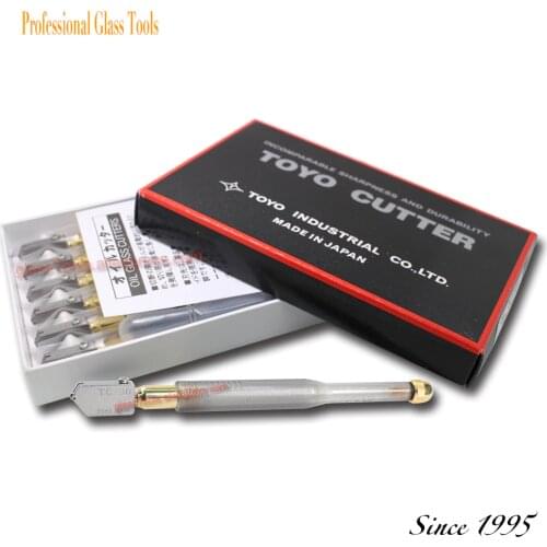 TC-90 TOYO Glass Cutter for straight cutting /Glass Tools OIL CUTTER (6pcs/pack)