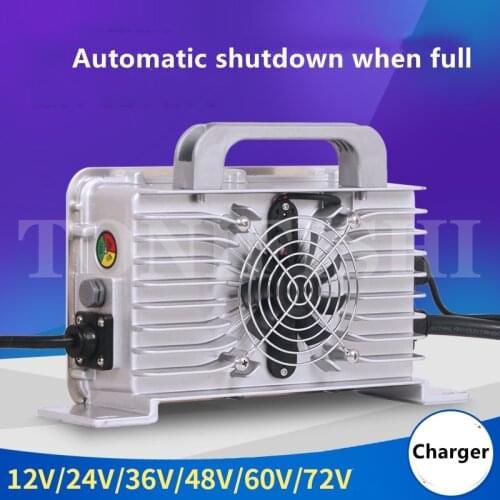 24V30A forklift 48V25A electric sightseeing car charger 72V four-wheel patrol car sweeper input 110V