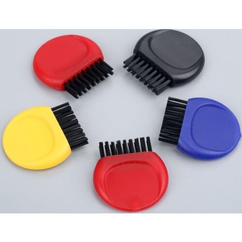 Gohantee 1 Lot 5 Pcs 8mm Bristles Height Mini Golf Club Brush Brushes Fit Cleaning Golf Heads Golf Ball Shoes Golf Training Aids