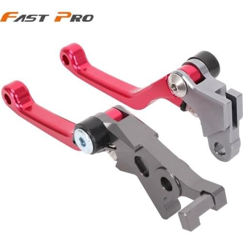 CNC Billet Pivot Foldable Red Clutch & Brake Lever For CRF250L CRF250M 2012-2020 CRF250RL CRF250RALLY Dirt Bike Motorcycle