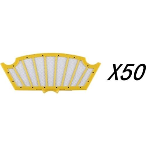 Wholesale 50Pcs Hepa Filter for iRobot Roomba 500 Series 530 535 532 550 560 570 580 590 Vacuum Cleaning Robot Accessories
