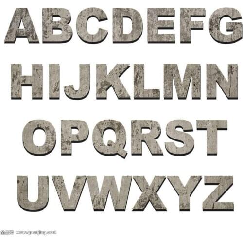 Ice Cube Alphabet Silicone Concrete Mold Wall decorating Letter Cement Craft Mould