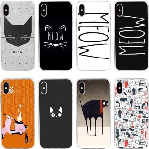 66H Meow Soft Silicone Tpu Cover phone Case for iphone 5 5s se X XR XS Max case