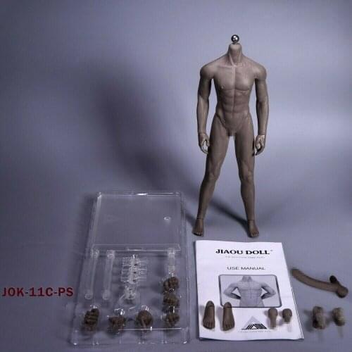 Hot Toys JIAOU DOLL 1/6 Seamless Male Body Doll Man Action Figure fit 12" Phicen