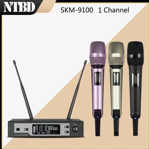 NTBD Stage Performance Show Party Hip Hop Home KTV Rap SKM9100 Professional Wireless Microphone Lavalier/Headset True Diversity