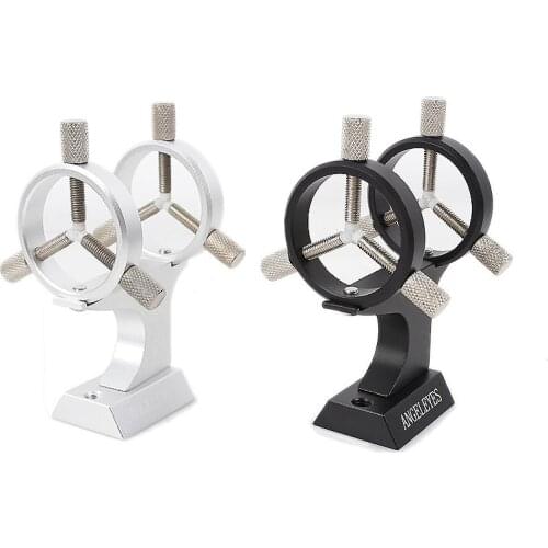 Adjustable 35mm Laser Pointer Adapter with 6-point Mount Rings Full Alloy Finder Scope Bracket for Astronomical Telescopes