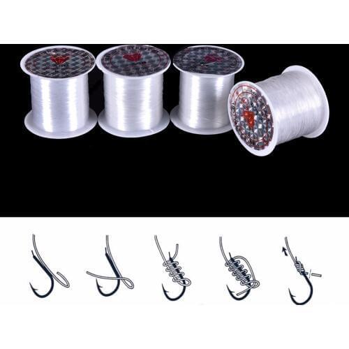 Fishing Line 45-155M Super Strong 100% transparent Nylon Not Fluorocarbon Fishing Tackle Non-Linen Multifilament