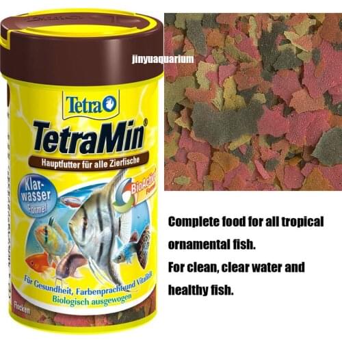 TetraMin tropical fish food float staple flakes canister feeder aquarium aitum angelfish discus pet supplies small fish food