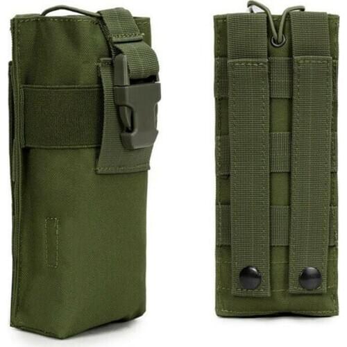 Outdoor Hunting Molle Hanging Radio Walkie Talkie Water Bottle Waist Pouch Bag New Chic