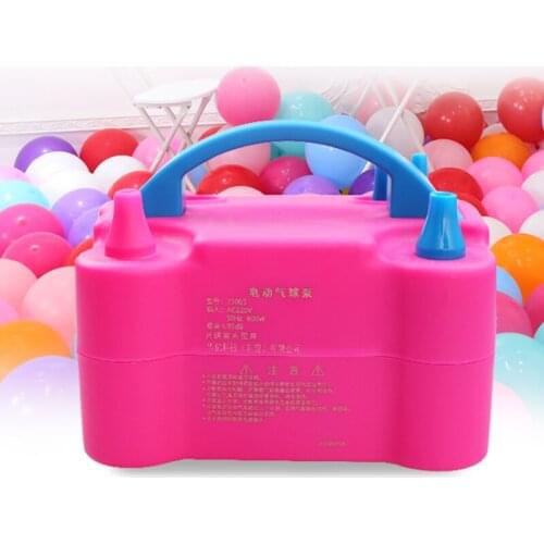 High-pressure Dual-hole Air Compressor Electric Balloon Inflator Pump Portable Electric Balloon Inflator Balloon Inflator Tool