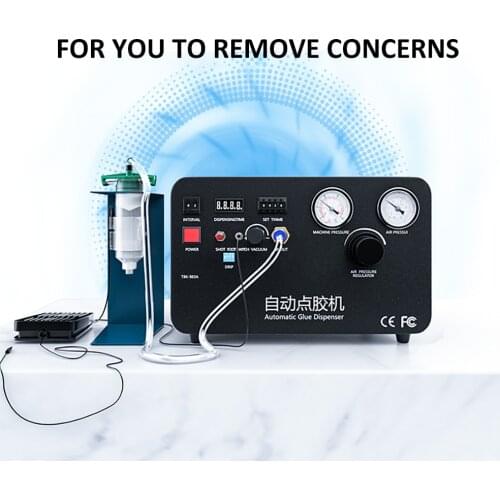 Built-in Silent Air Compressor Original Digital Display Automatic Electric Hot Glue Dispensing Machine