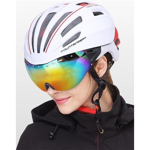 Safety helmet Cycling glasses mtb protective man road Specialized bicycle accessories mountain female tour route town caps