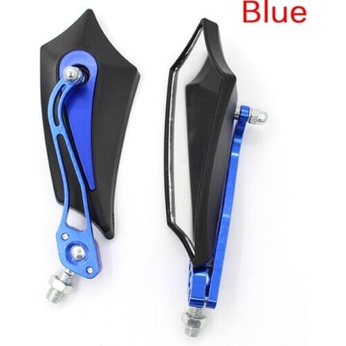 1Pair Universal 8mm 10mm Moto Scooter Rear Side Mirrors Motorcycle Rearview Mirrors